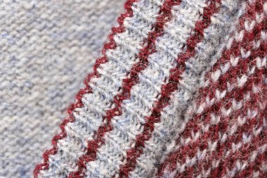 Makine örme kumaş yakın çekim