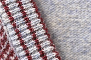 Makine örme kumaş yakın çekim