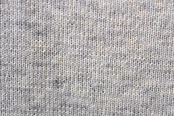 Machine wool knitted fabric close-up