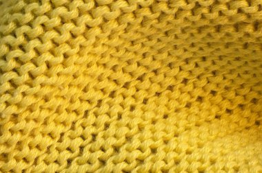 Sarı örme den sanatsal arka plan