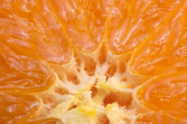 Sliced mandarin citrus background — Stock Photo, Image