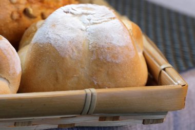 Ev yapımı buğday ekmeği pişmiş