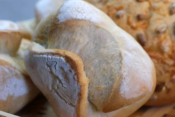 自家製小麦パン焼き — ストック写真