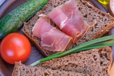 Kurutulmuş kırmızı etli sandviç