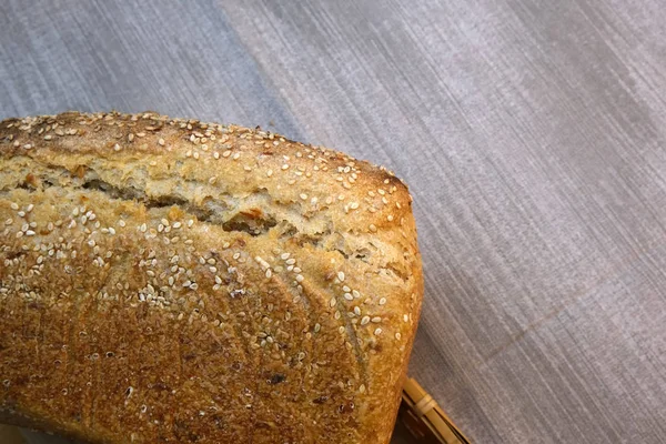 Σπιτικό ψωμί σίκαλη ψημένο — Φωτογραφία Αρχείου