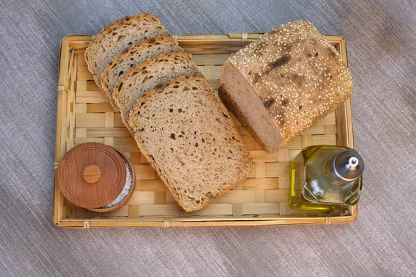 Pane di segale fatto in casa — Foto Stock