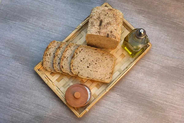 Pane di segale fatto in casa — Foto Stock