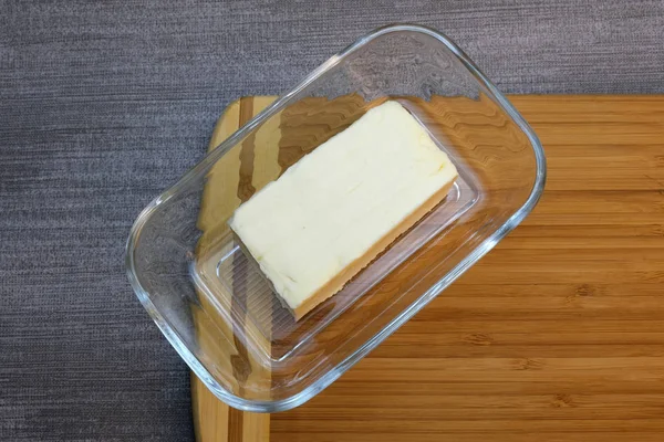 Gläser mit Butter — Stockfoto