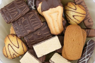 Çeşitli shortbread hamur bisküvi