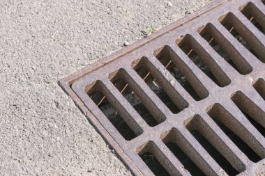 Metal ızgara açılış kapanış
