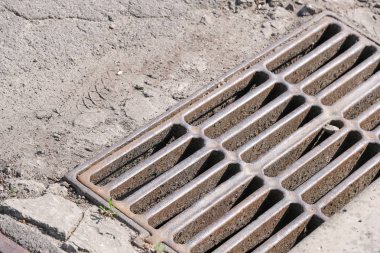 Metal ızgara açılış kapanış