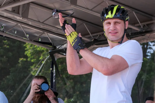 Kyiv Mayor Vitaly Klitschko in Ukraine, Kiev June 1, 2019 — Stock Photo, Image