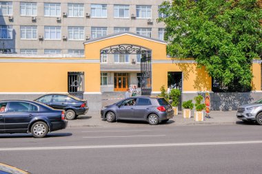Kiev merkezinde Yaz cityscape sokak