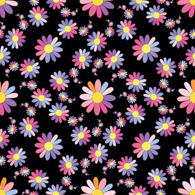 vektörsüz çiçek deseni