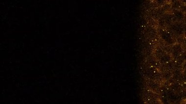 Sonsuz uzayda birçok parçacıkile soyut bilgisayar simülasyonu, ateşli bir parçacık demet sağdan sola hareket eder