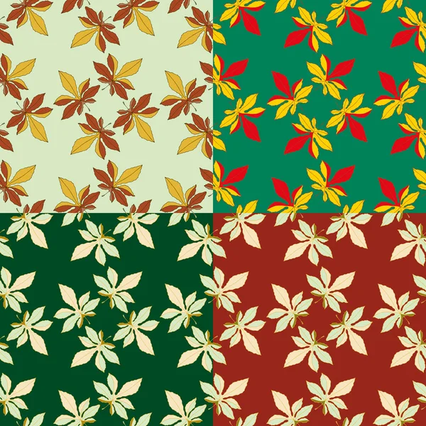 Modèle de vecteur floral sans couture — Image vectorielle