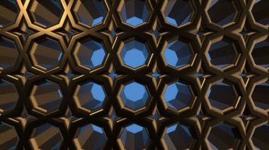 Değişken renk ve yüzey dokusuna sahip örgü ile canlandırılmış 3d arkaplan