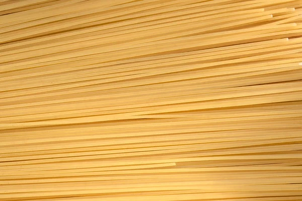 Fondo Alimenticio Macro Foto Pasta Larga Hecha Harina Trigo Blanco — Foto de Stock