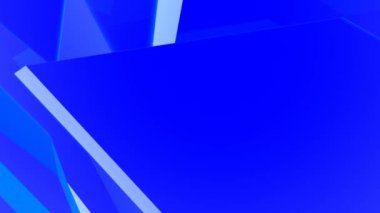Düzensiz yıkıcı şekilleri olan soyut mavi arkaplan bilgisayar animasyonlu ekran koruyucu