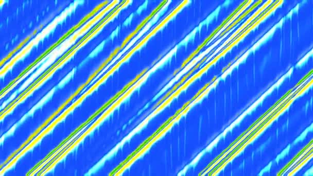 Computador Animado Screensaver Abstrato Fundo Azul Com Movendo Formas Distorcidas — Vídeo de Stock