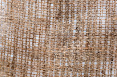 Tekstil arka planının yakın plan makro fotoğrafçılığı