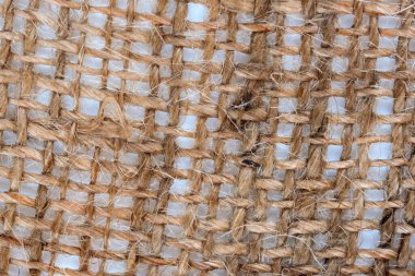 Tekstil arka planının yakın plan makro fotoğrafçılığı