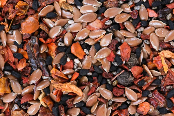 Food Background Aromatic Spicy Bitter Pungent Seeds Culinary Spices Close — Stock Photo, Image