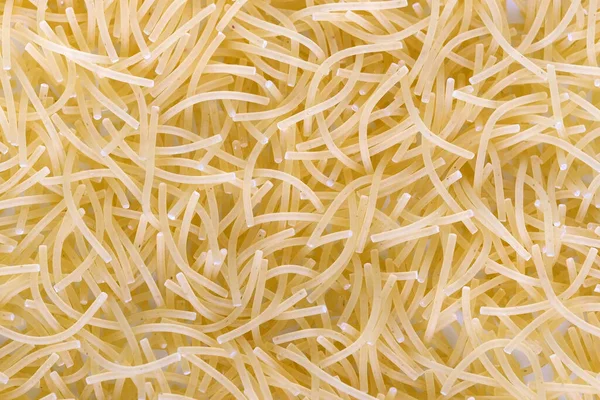 Fondo Alimenticio Macro Foto Pasta Larga Hecha Harina Trigo Blanco — Foto de Stock