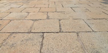 Soyut arkaplan. Eski kaldırım taşları, yakın plan..