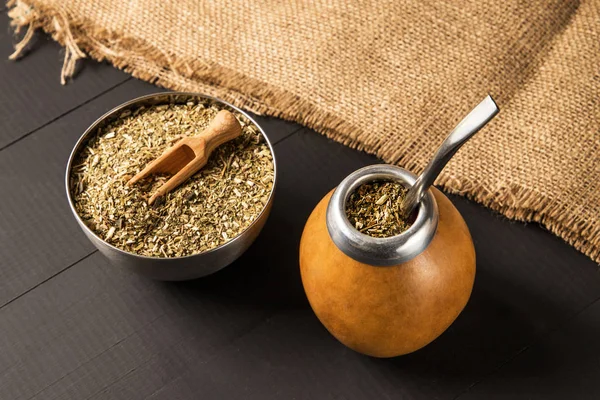 Παραδοσιακό Yerba Mate Ποτό — Φωτογραφία Αρχείου