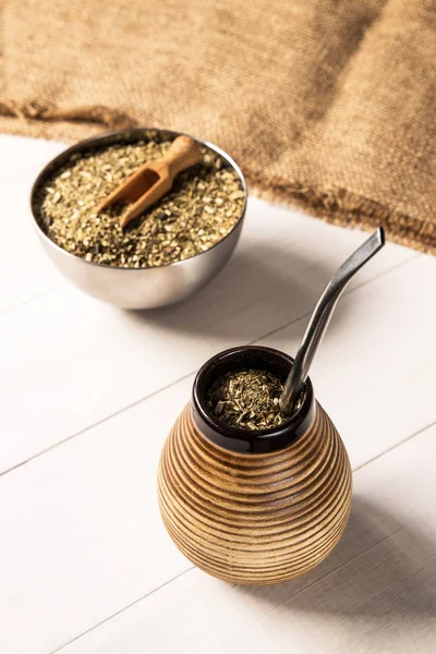 Bebida Tradicional Yerba Mate —  Fotos de Stock