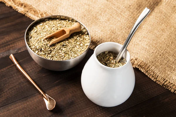 Bebida Tradicional Yerba Mate — Foto de Stock