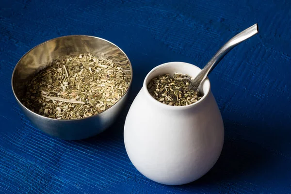 Yerba Mate Bebida Con Accesorios — Foto de Stock