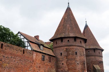 Malbork castle, Polonya Ortaçağ Germen Kalesi
