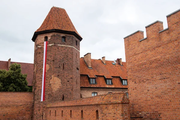 Castelo Malbork Castelo Teutónico Medieval Polónia — Fotografia de Stock