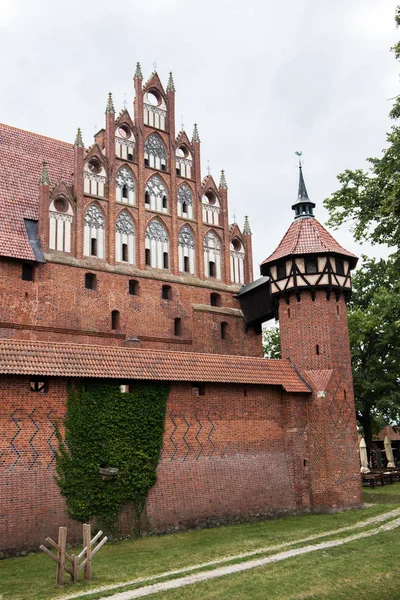 Castello Malbork Castello Teutonico Medievale Polonia — Foto Stock