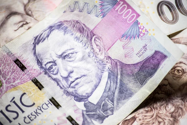Tschechische Kronen Kronen Ceska Geld Hintergrund — Stockfoto