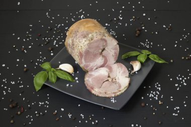 taze lezzetli ev yapımı jambon
