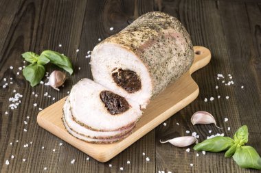 taze lezzetli ev yapımı jambon