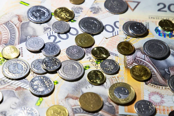 Fundo Dinheiro Polonês 200 Pln — Fotografia de Stock