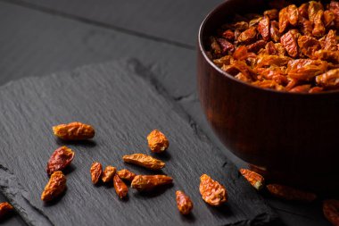 lezzetli kırmızı peperoncini biber