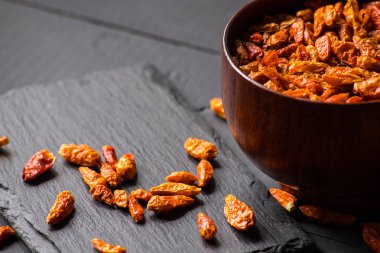 lezzetli kırmızı peperoncini biber