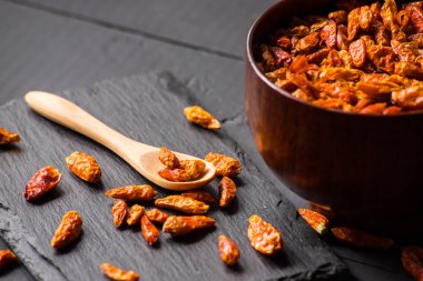 lezzetli kırmızı peperoncini biber