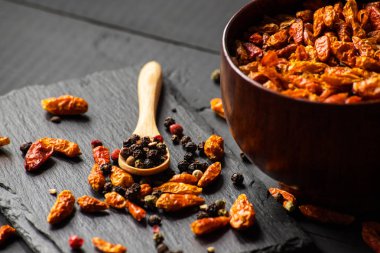 lezzetli kırmızı peperoncini biber