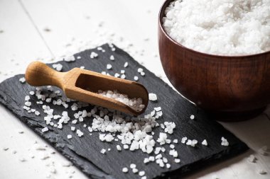 lezzetli kristal tuz baharat