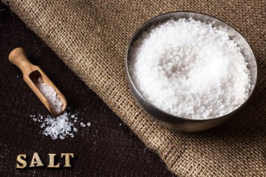 lezzetli kristal tuz baharat