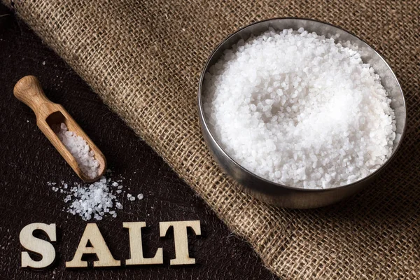 lezzetli kristal tuz baharat