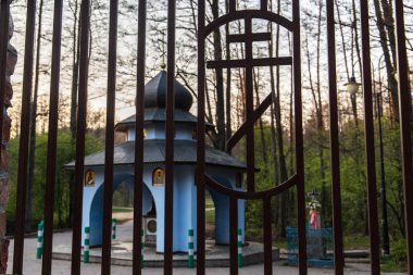 Kutsal Dağ Grabarka, Polonya'daki Doğu Ortodoks Kilisesi'nin en büyük ibadet yeri, Siemiatycze, Podlasie, Polonya.