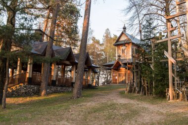 Kutsal Dağ Grabarka, Polonya'daki Doğu Ortodoks Kilisesi'nin en büyük ibadet yeri, Siemiatycze, Podlasie, Polonya.