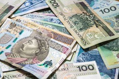 Lehçe para arka plan. Zloty, Polonya para birimi